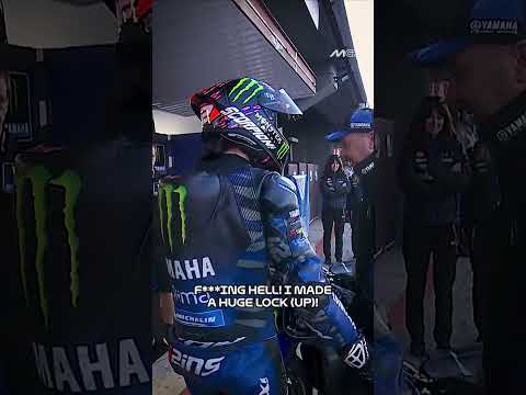 HUGE lock-up from Alex Rins 🤯