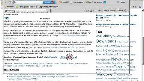 Series Video - Hướng dẫn lập trình trên windows phone 7  - Bài 1