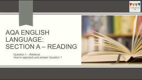 AQA English Language QUESTION 1
