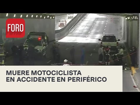 Muere motociclista en accidente en Periférico, cierran carriles centrales - Las Noticias