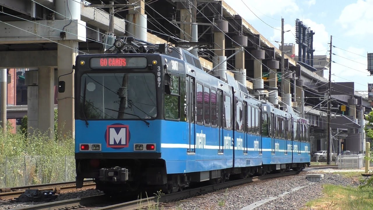 Saint Louis MetroLink Light Rail Trains YouTube