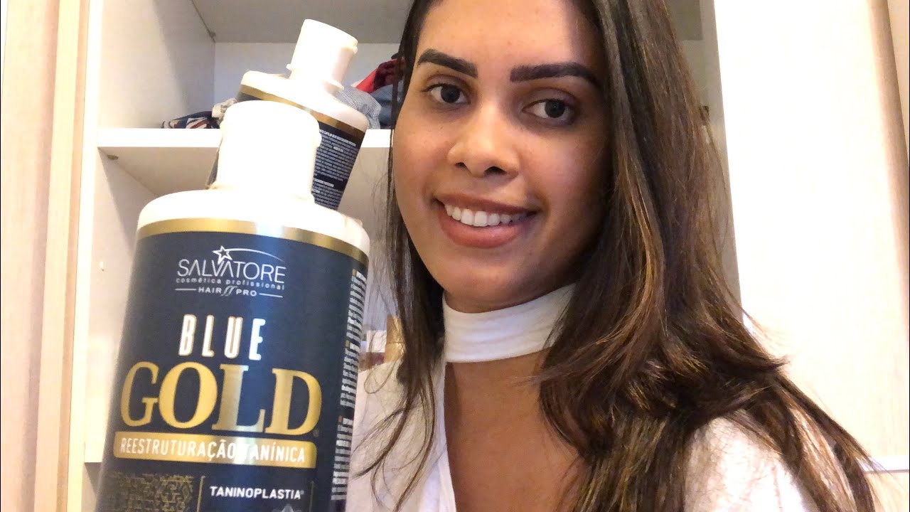 Salvatore Blue Gold, escova de taninoplastia