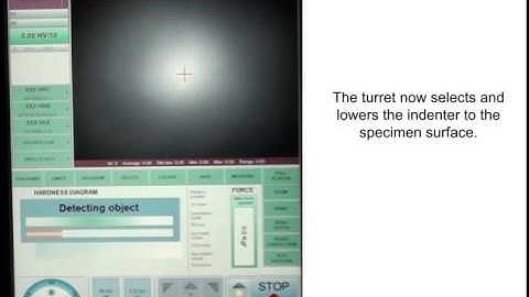Tinius Olsen FH-011 Series - Real time Vickers test (touchscreen)