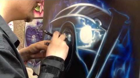 Airbush reaper with Jaime Rodriguez. Speed training and oai