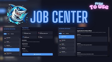 Free - [QBCore] Advacned Job Center System - FiveM Script [dw-jobcenter]