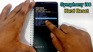 Symphony i98 Hard Reset | Symphony i98 Pattern unlock & factory reset |