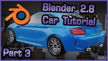 How to make a car in Blender 2.8 pt. 3 | Headlights and Trim Pieces!