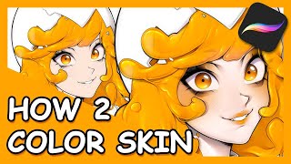 (TUTORIAL) How To Color Anime Skin!