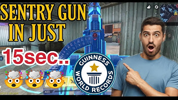 #codm #codmobile #callofdutymobile #short Sentry gun in just 15 second COD mobile world record 🤯🤯🤯