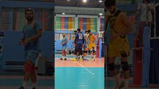 Indian Volleyball Team Warm Up Spikes &amp; Practice section🔥CAVA Championship 😲#volleyball #shorts