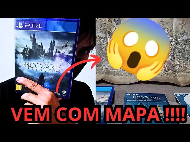 HOGWARTS LEGACY UNBOXING MIDIA FISICA 