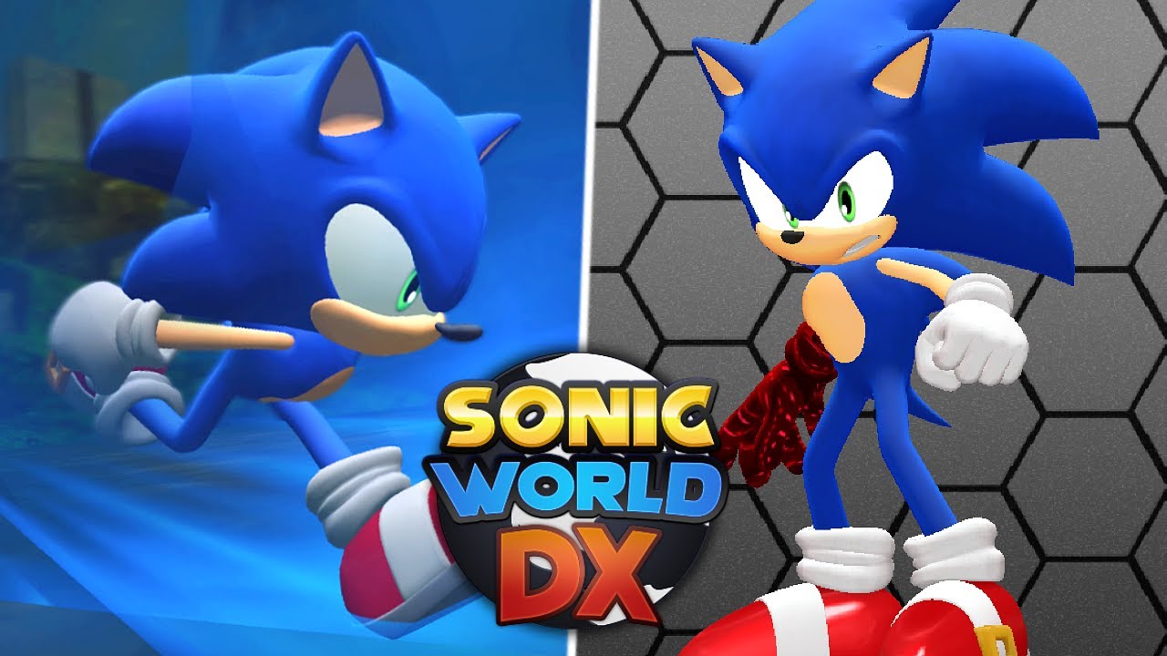 Playable Frontiers Sonic in Sonic World DX 