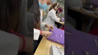 Medical student surgery/suture class 👩‍⚕️🩺🥼#shorts #medical #mbbs #students #medico #mbbsabroad screenshot 5