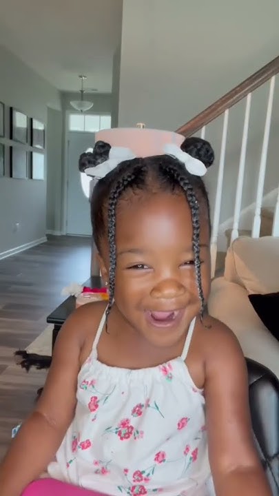  Easy toddler braid tutorial #shorts - YouTube