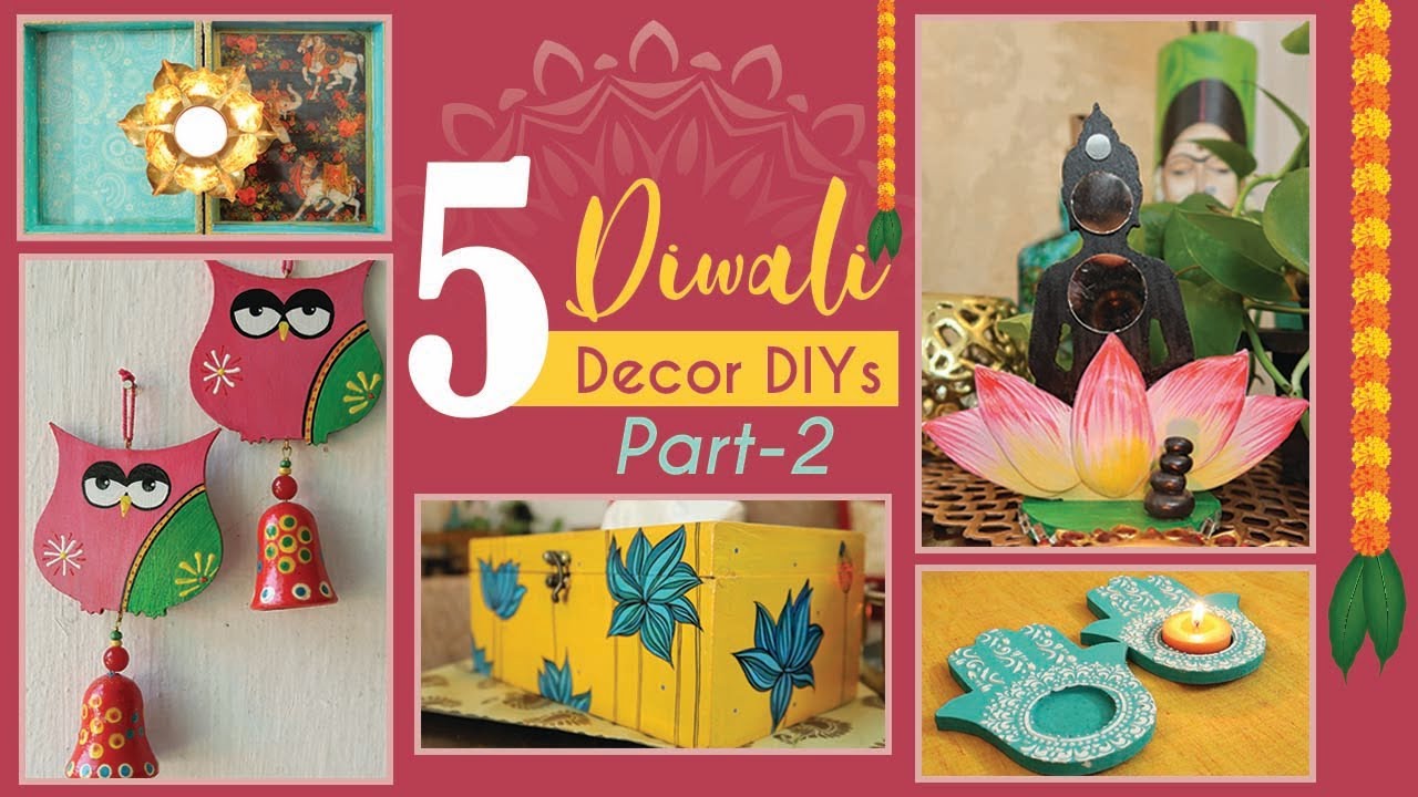Lets make some Diwali decor items || Diwali Decor DIYs Part 2