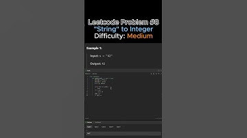 LeetCode 8: "String" to Integer — Python Solution in 3 Minutes #pythonprogramming  #python  #coding