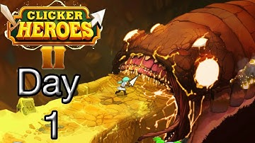 Clicker Heroes 2 Beta Day 1 Release |  Walkthrough GamePlay | Learning The Game