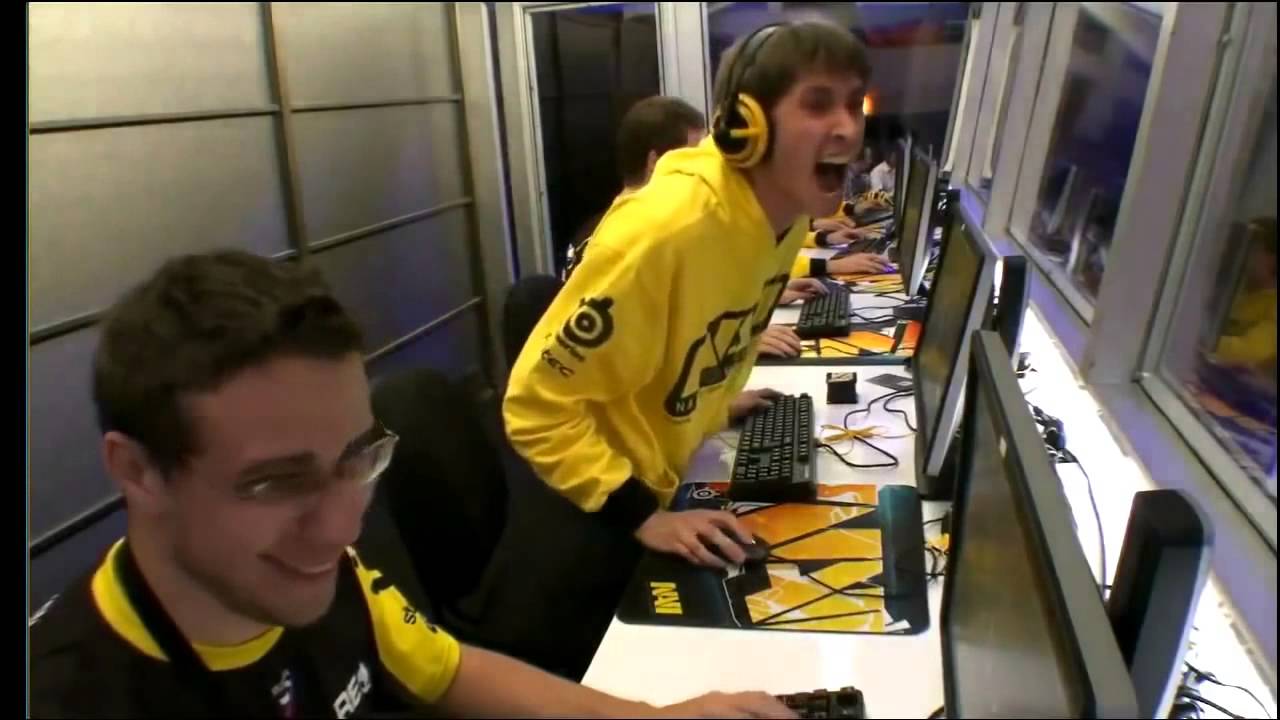 Na'Vi vs iG emocii Dendi\ Т\Natus Vincere Денди эмоции