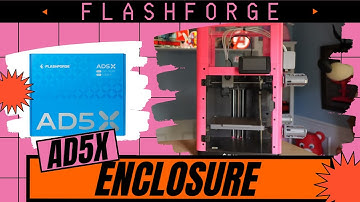 Installatie van de Flashforge AD5X-behuizing, volledige installatiehandleiding