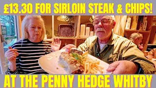 STEAK, CHIPS & VINO COLLAPSO AT THE PENNY HEDGE WHITBY....MRS M HAS HAD A FEW!