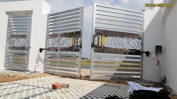 Cổng Tự Động Tay Đòn 2 Cánh ✅ Funas Việt Nam | 0788.672.673