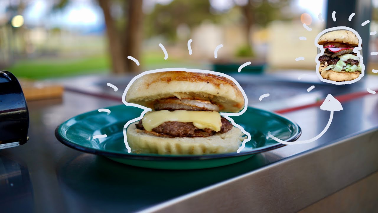 How to make a SMASH BURGER from scratch in ONE PAN | Bush Bar Series Episode 1 - YouTube