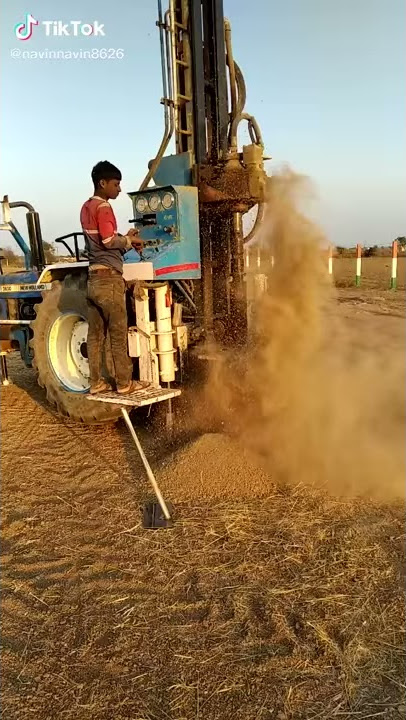 Tractor se boring karne ki machine