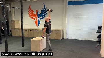 Single-Arm DB-OH Step-Ups