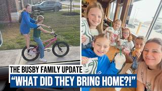 The Busby Family Life Update: Cute Drawings, Big Tricks & Surprise Nail Art | OutDaughtered