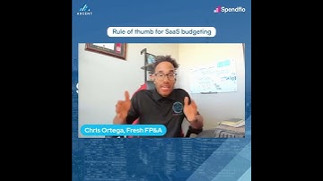 Rule of thumb for SaaS budgeting | Chris Ortega |  Siddharth Sridharan | Spendflo