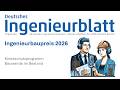 DIB 04/2026: Ingenieurbaupreis 2026, Klimaschutzprogramm &amp; Bauwende im Bestand