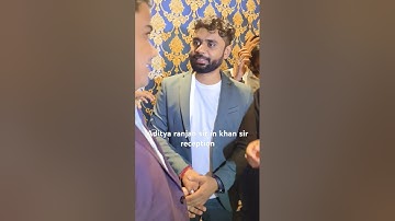 Aditya Ranjan sir in khan sir reception #khansir #khansirshadi #adityaranjansir