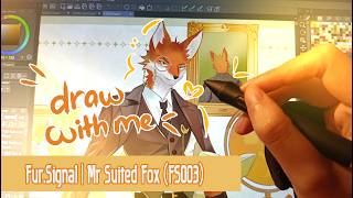 Draw With Me ✨ Designing an Adoptable: Mr. Suited Fox 🦊
