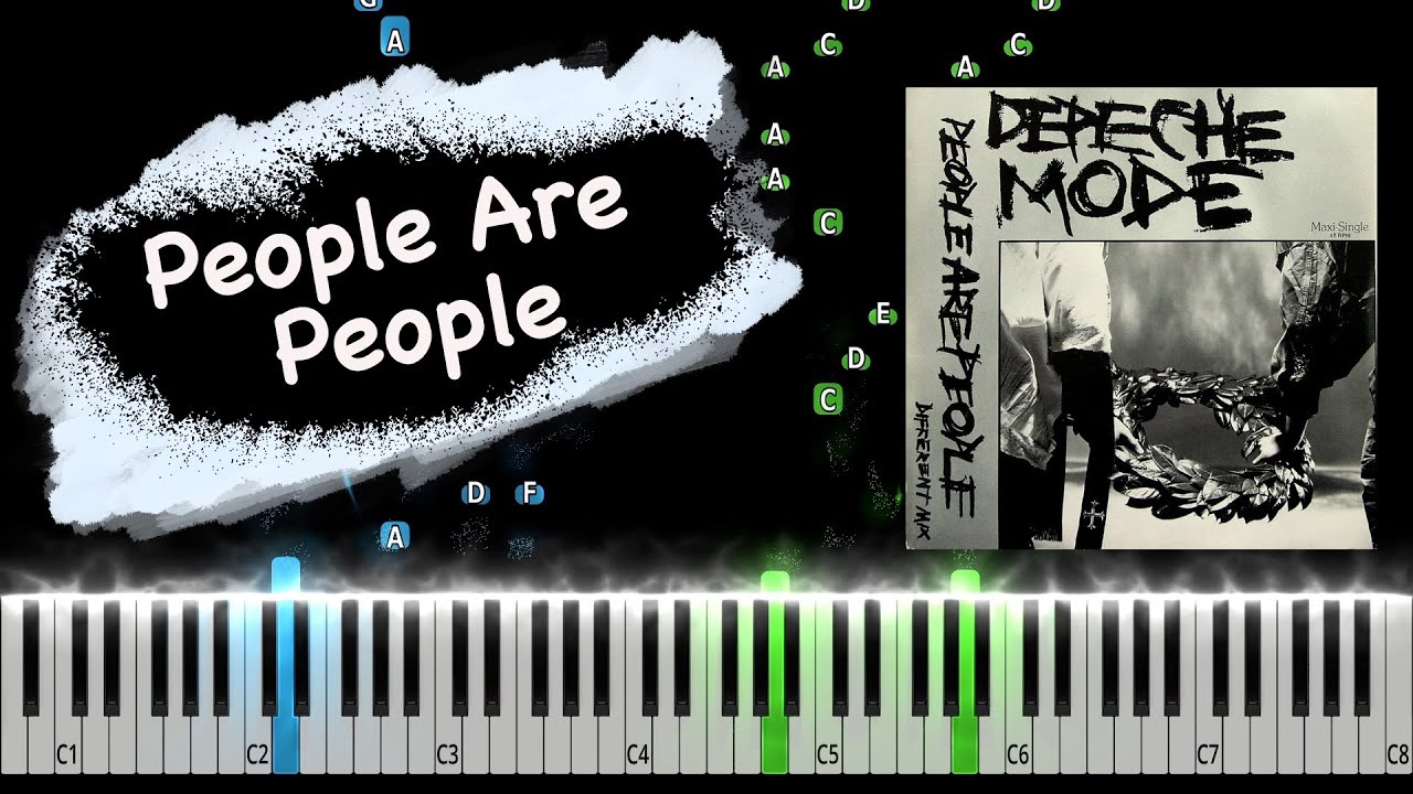 Depeche Mode - People Are People Piano Tutorial