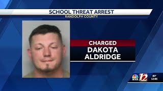 Man charged for social media threat against education building in Randolph County