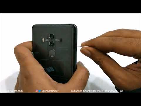 Huawei Mate 10 Pro - How to Insert SIM Cards