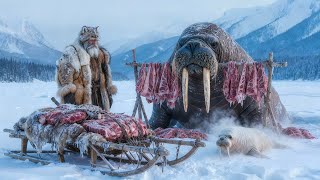 Download Lagu 5000kg Walruses and Butchering Hunt in −71°C Yakutia | Saving the Entire Village in Frozen Winter! MP3