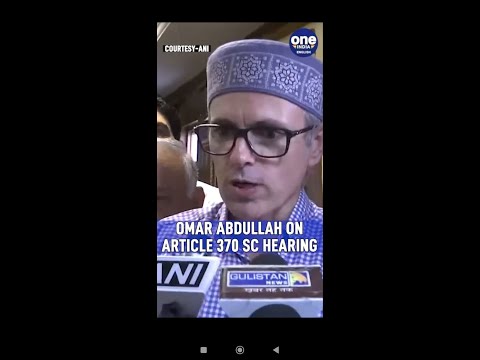 NC leader Omar Abdullah on SC hearing petitions challenging Article 370 abrogation | Oneindia News
