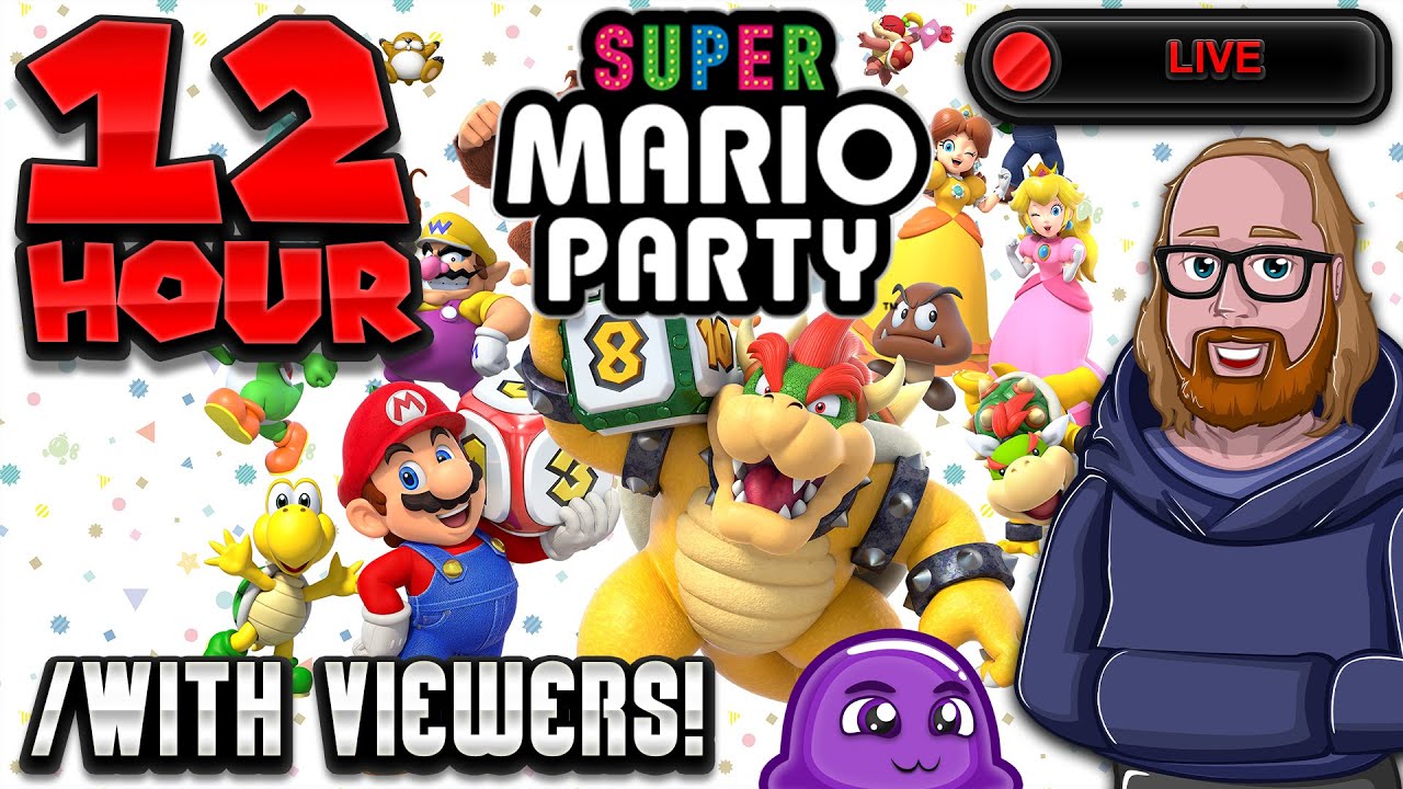 🔴 12 hour Party! Let's ruin friendships with Super Mario Party Online