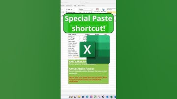 Excel Keyboard Shortcuts: Paste Values Only in Less Than a Minute!