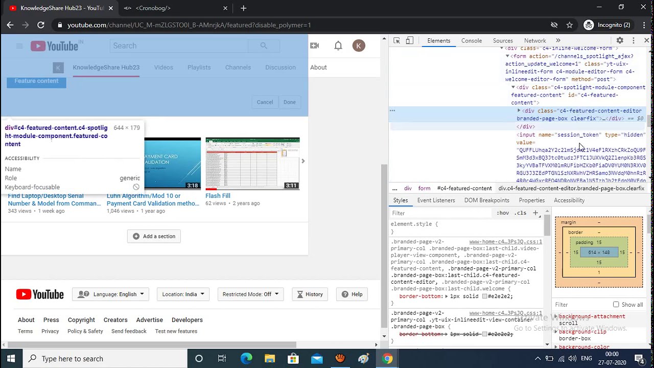 view page source แปล ว่า  New Update  Inspect element \u0026 How it used to edit WebPage Source Code