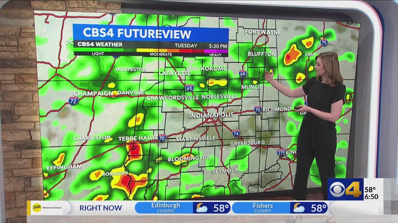 The week opens dry and warm; timing rain - YouTube