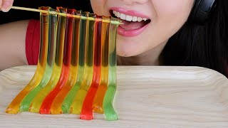 ASMR JELLY NOODLES/STRAWS (SOFT EATING SOUNDS) MUKBANG *NO TALKING* | wendyasmr screenshot 3