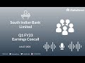 South Indian Bank Limited Q1 FY23 Earnings Concall