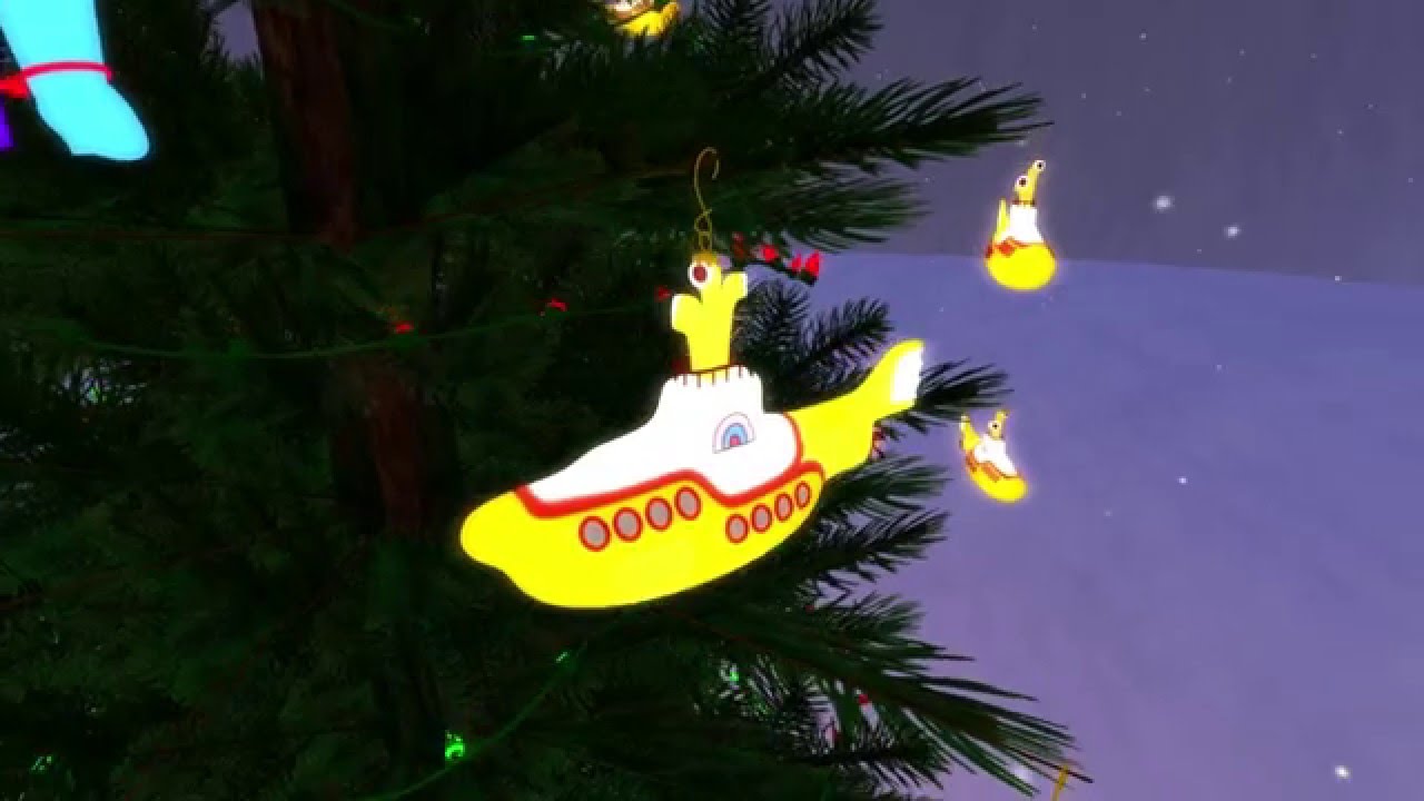 Virtual Yellow Submarine Christmas Tree YouTube