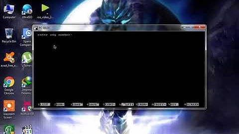 How to print square of a given number in GW-Basic