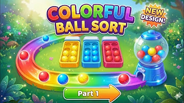 Ball Sort Factory 3D | CRAZY Colorful Chaos! 🎮 part 1 #marblesrun #colors 