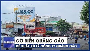 Gỡ bỏ biển quảng cáo trang web cá cược treo công khai trên đường phố TP.HCM