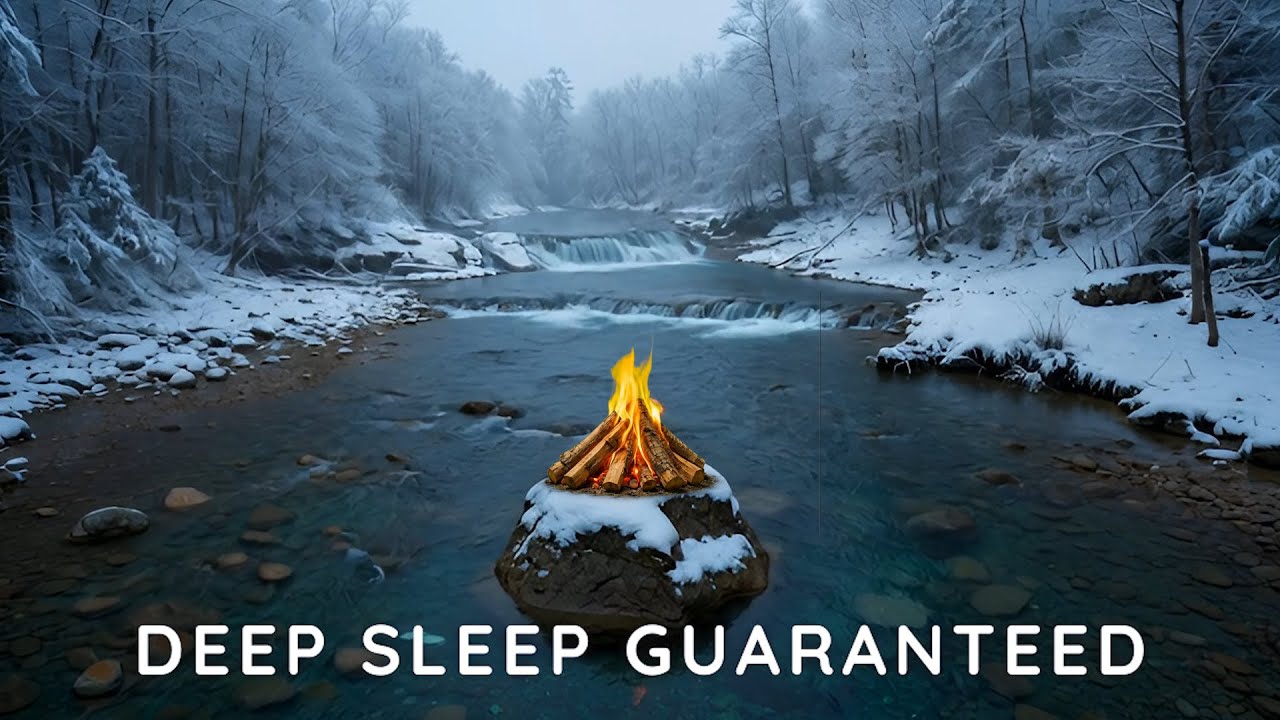 Cozy Pan Flute Music ⛄ Deep Sleep Instrumental for Stress Relief, Calm Mind & Total Relaxation
