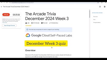 The Arcade Trivia December 2024 Week 3 #quiz answer || Trivia December quiz solution #Arcade #gcp